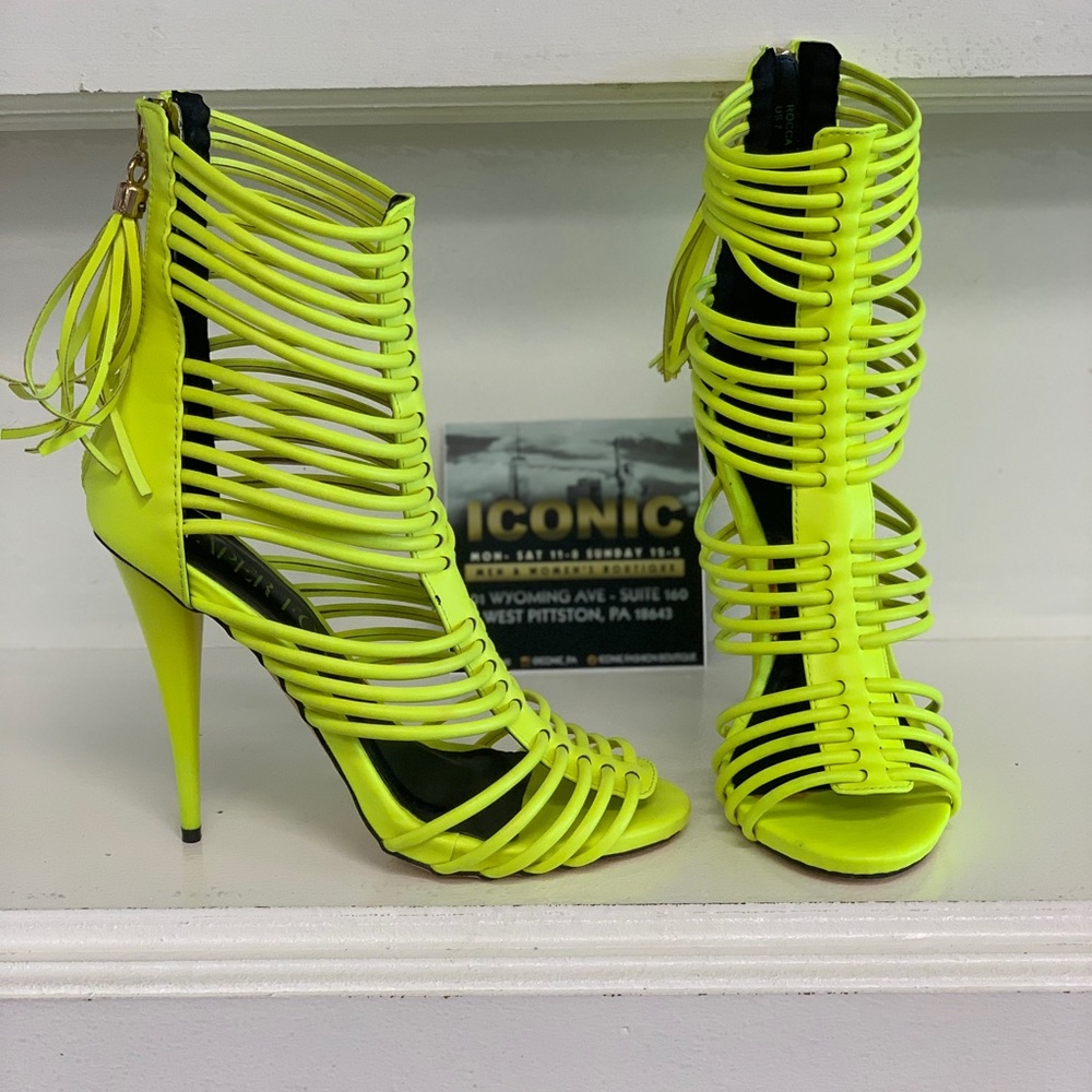 Neon booties